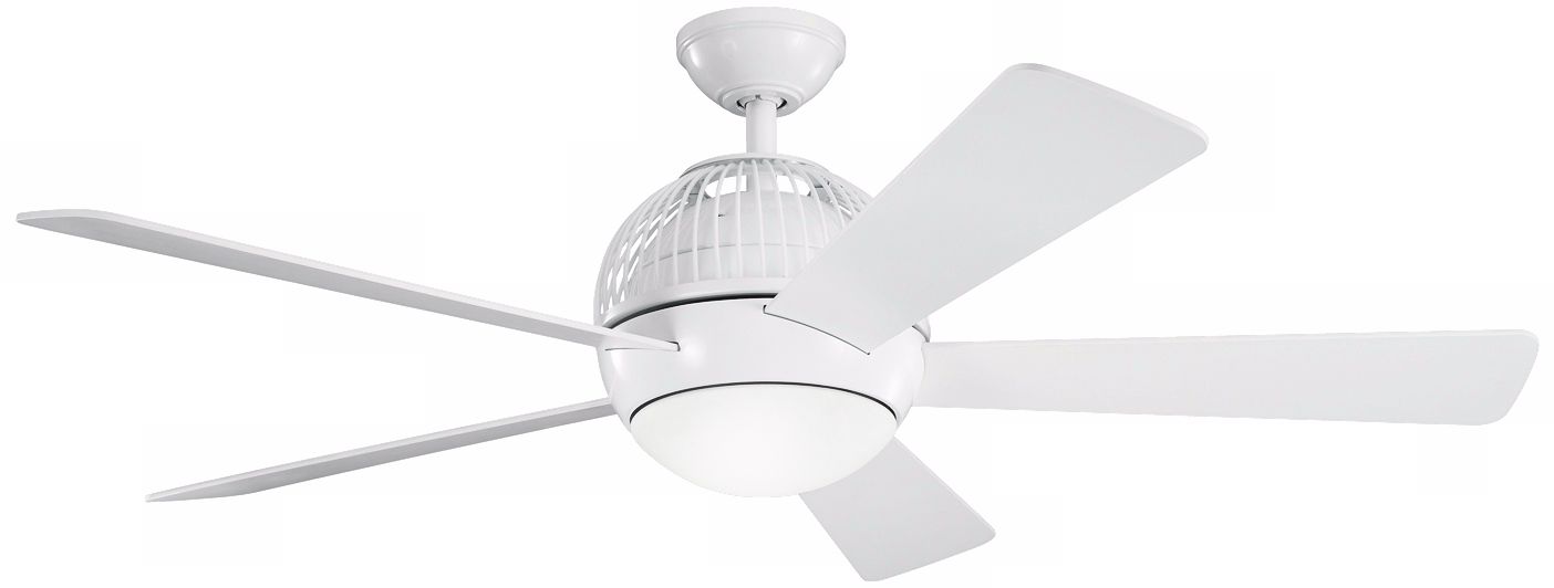 52" Kichler Botella White Ceiling Fan