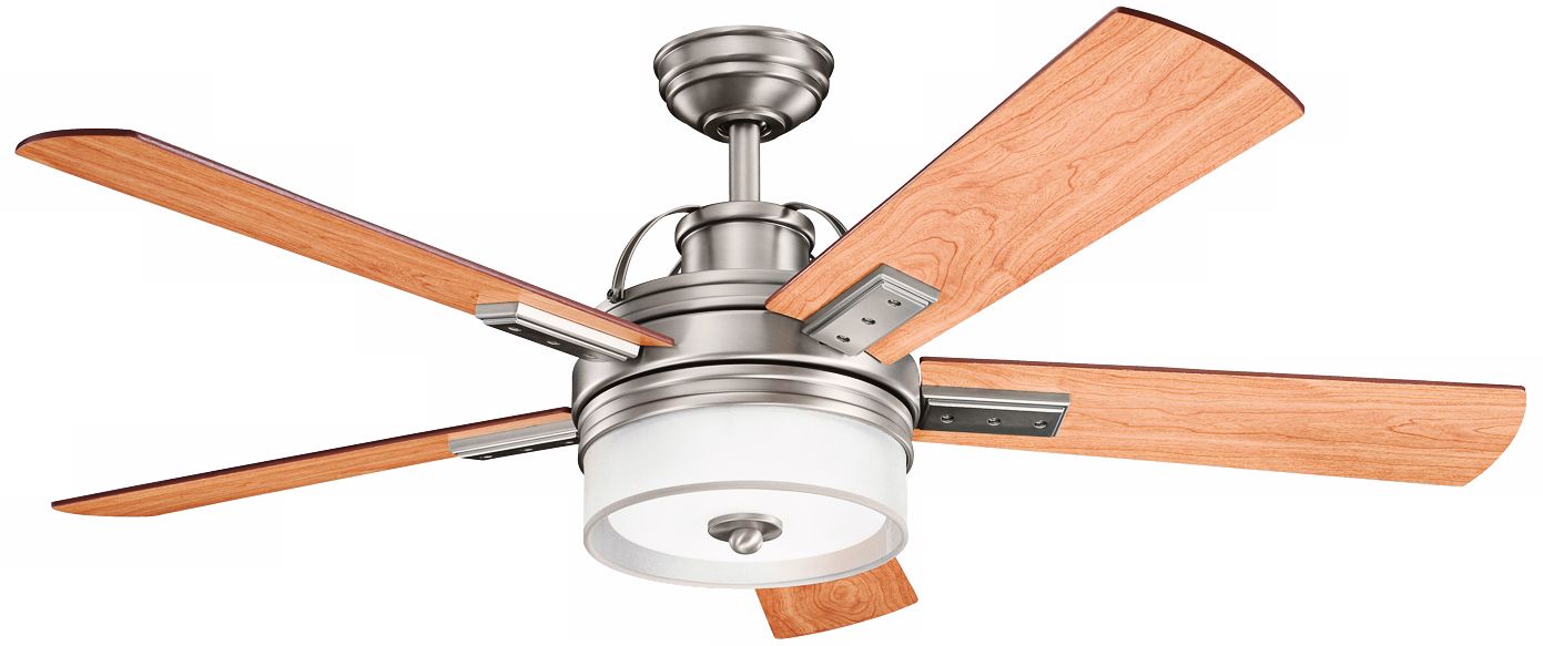 52" Kichler Lacey Antique Pewter Ceiling Fan