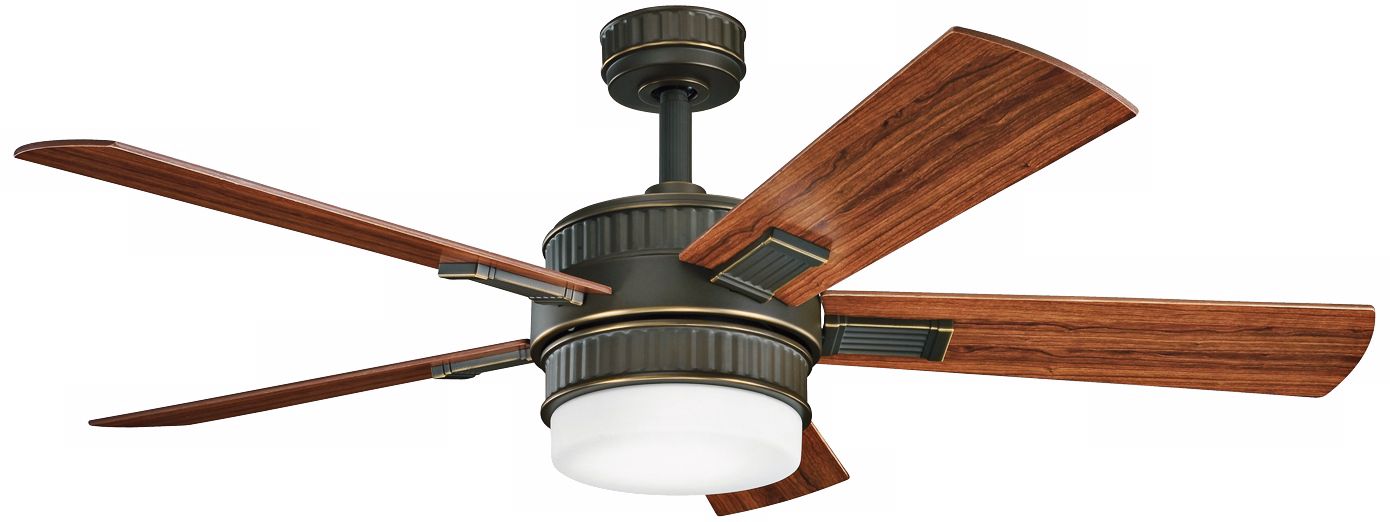 52" Kichler Walker Oiled Bronze Ceiling Fan