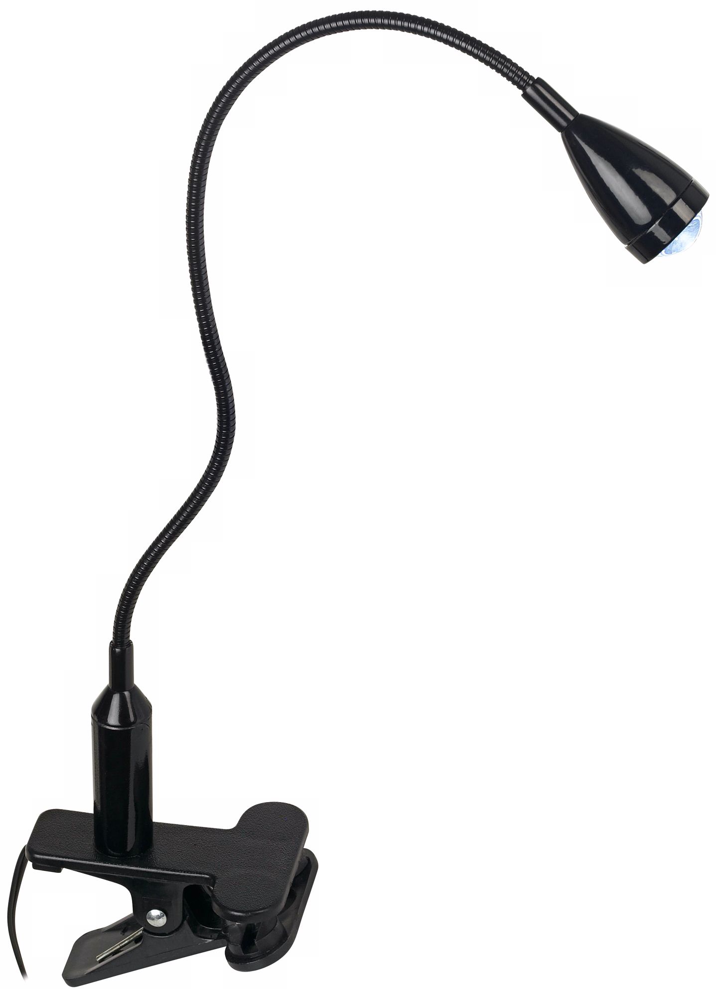 LED Adjustable Gooseneck Energy Efficient Black Clip Light