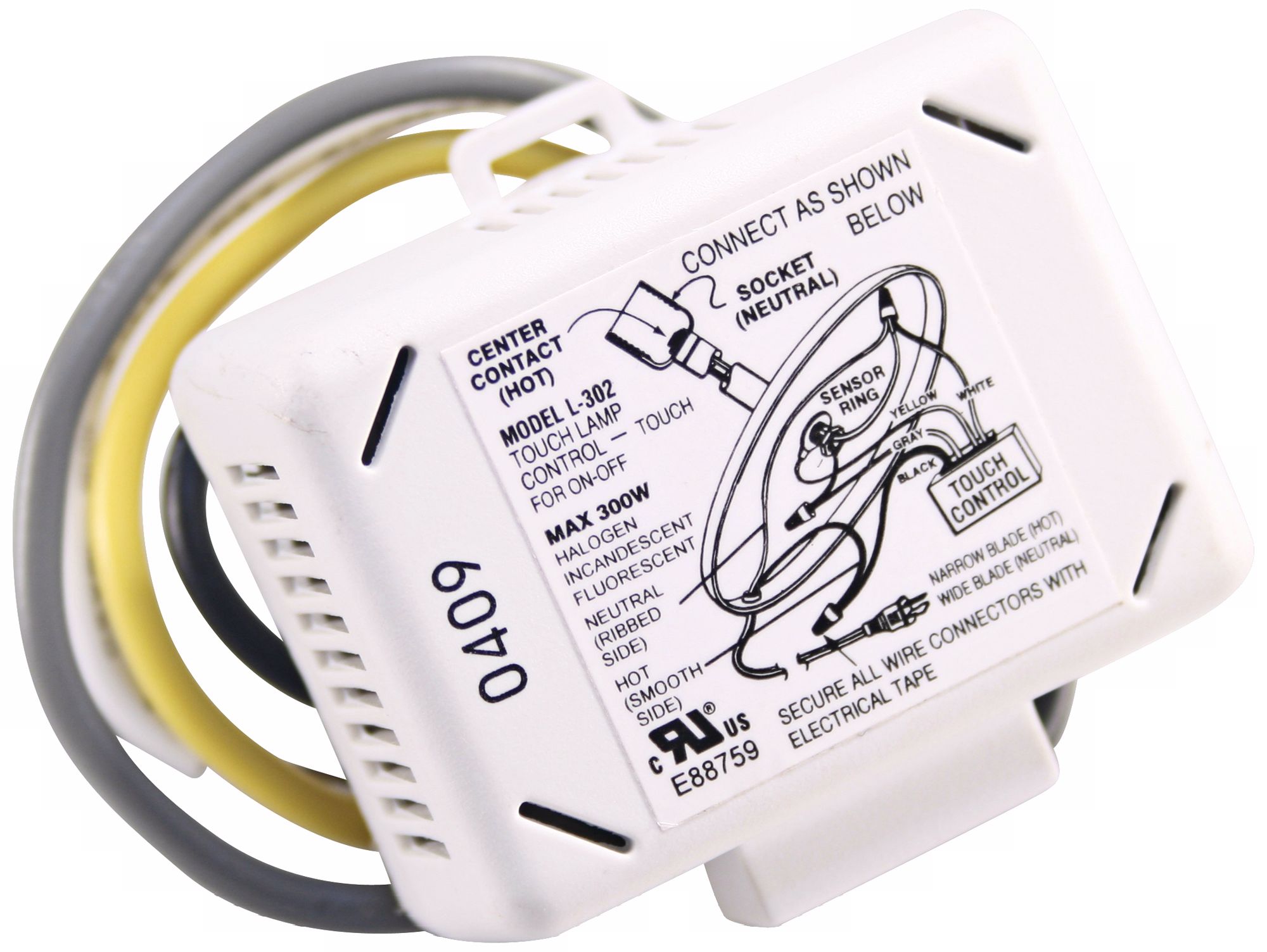BIC Replacement 300 Watt Touch Lamp Kit