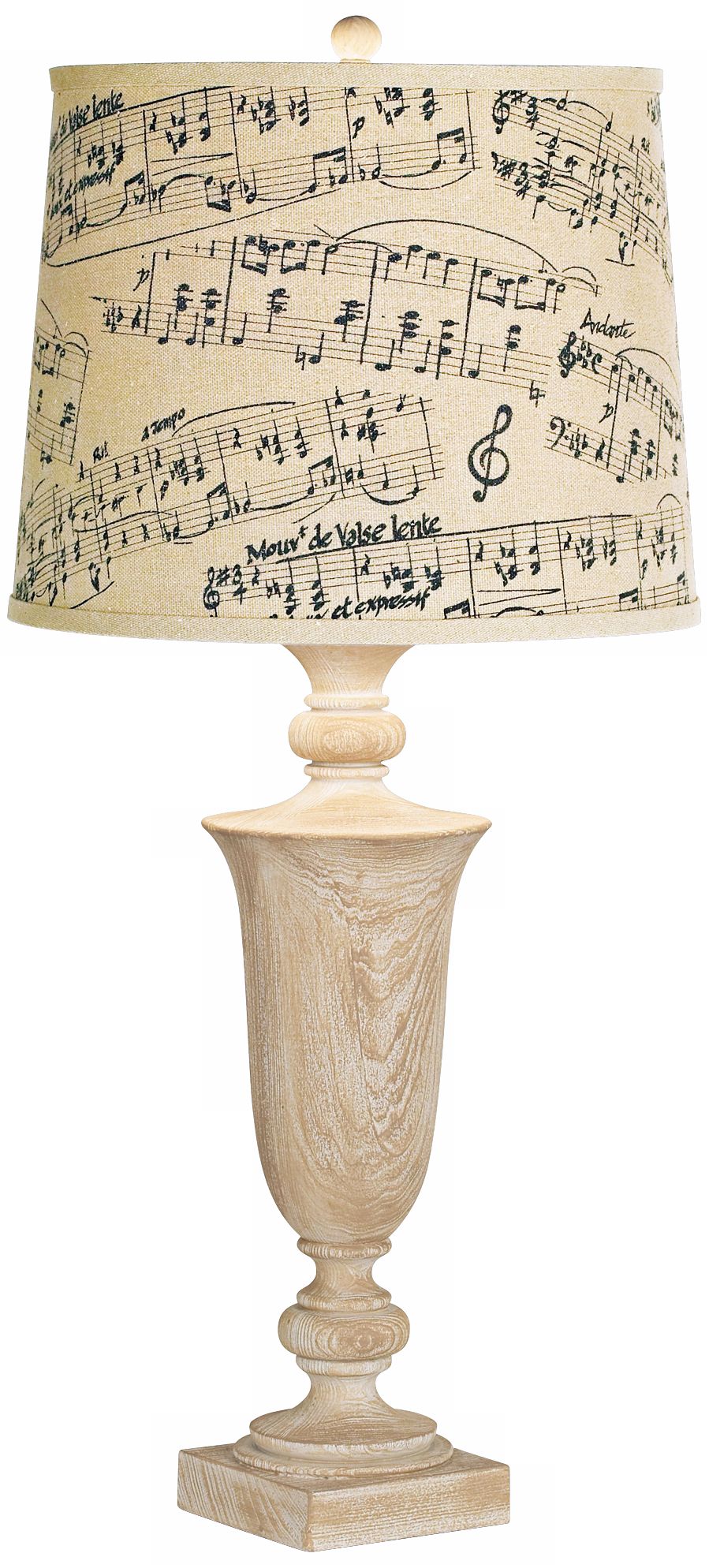 Kathy Ireland Grand Maison Music Notes Table Lamp