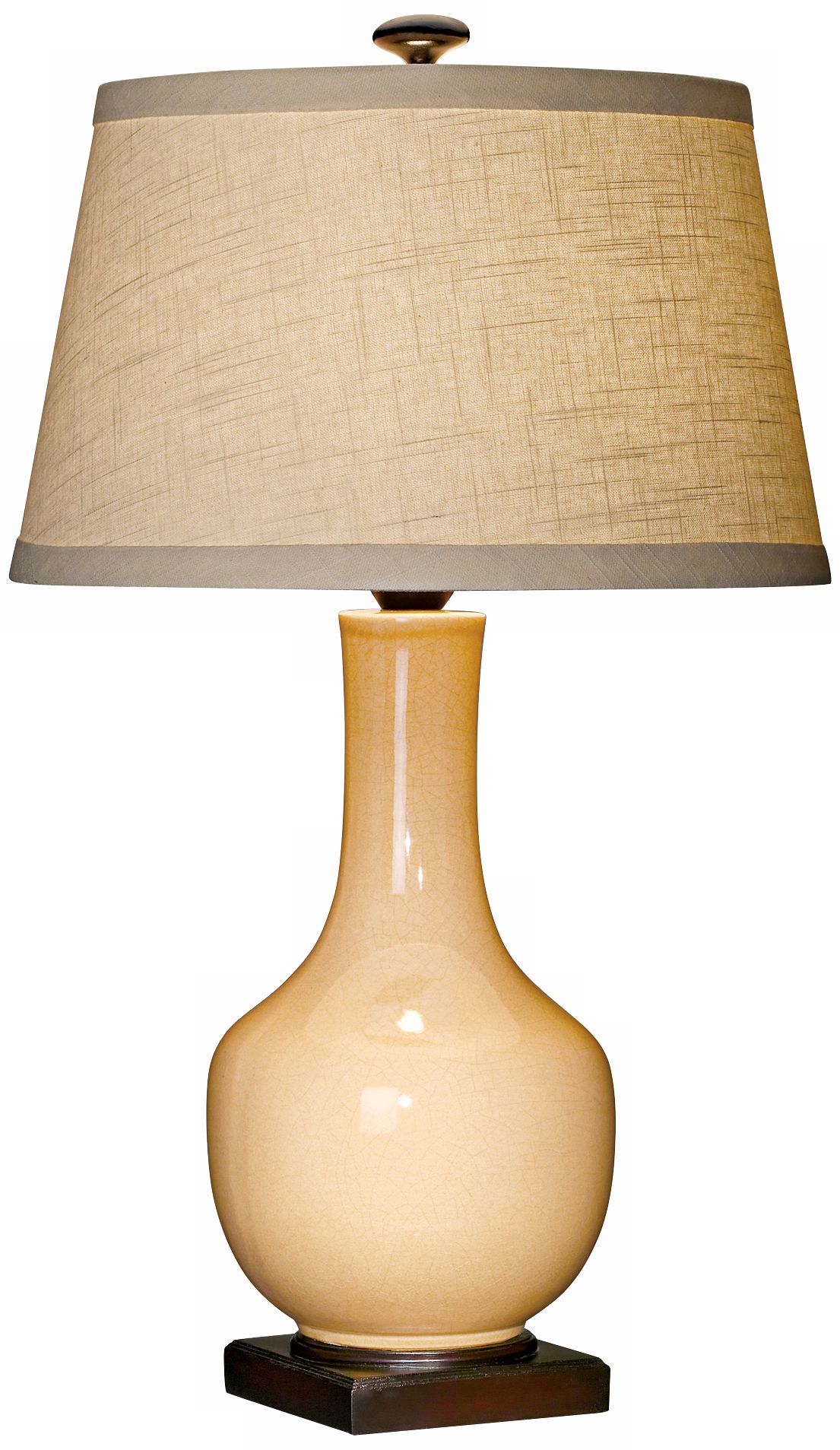 Frit Maize Crackle Ceramic Table Lamp
