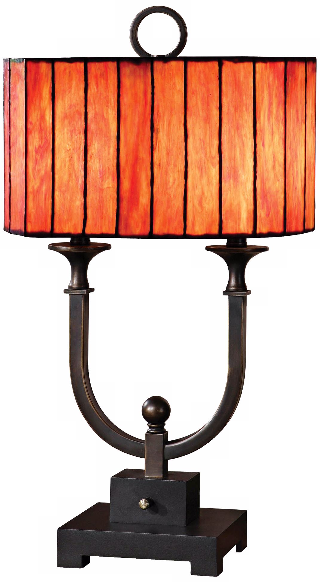 Uttermost 2-Light Bellevue Tiffany Style Shade Table Lamp