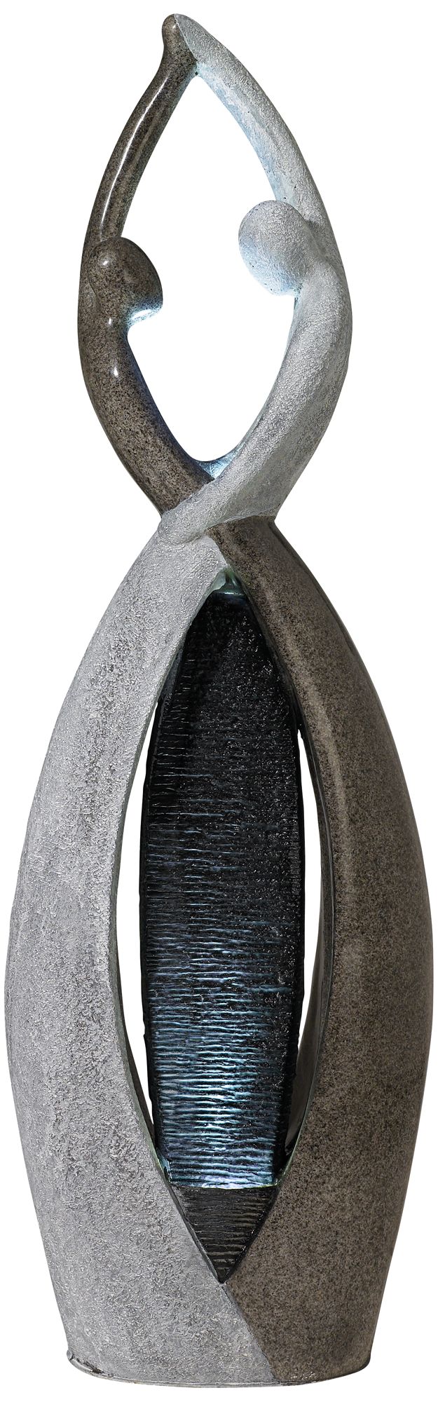 Modern Dancing Couple Sculpture Indoor Outdoor Fountain