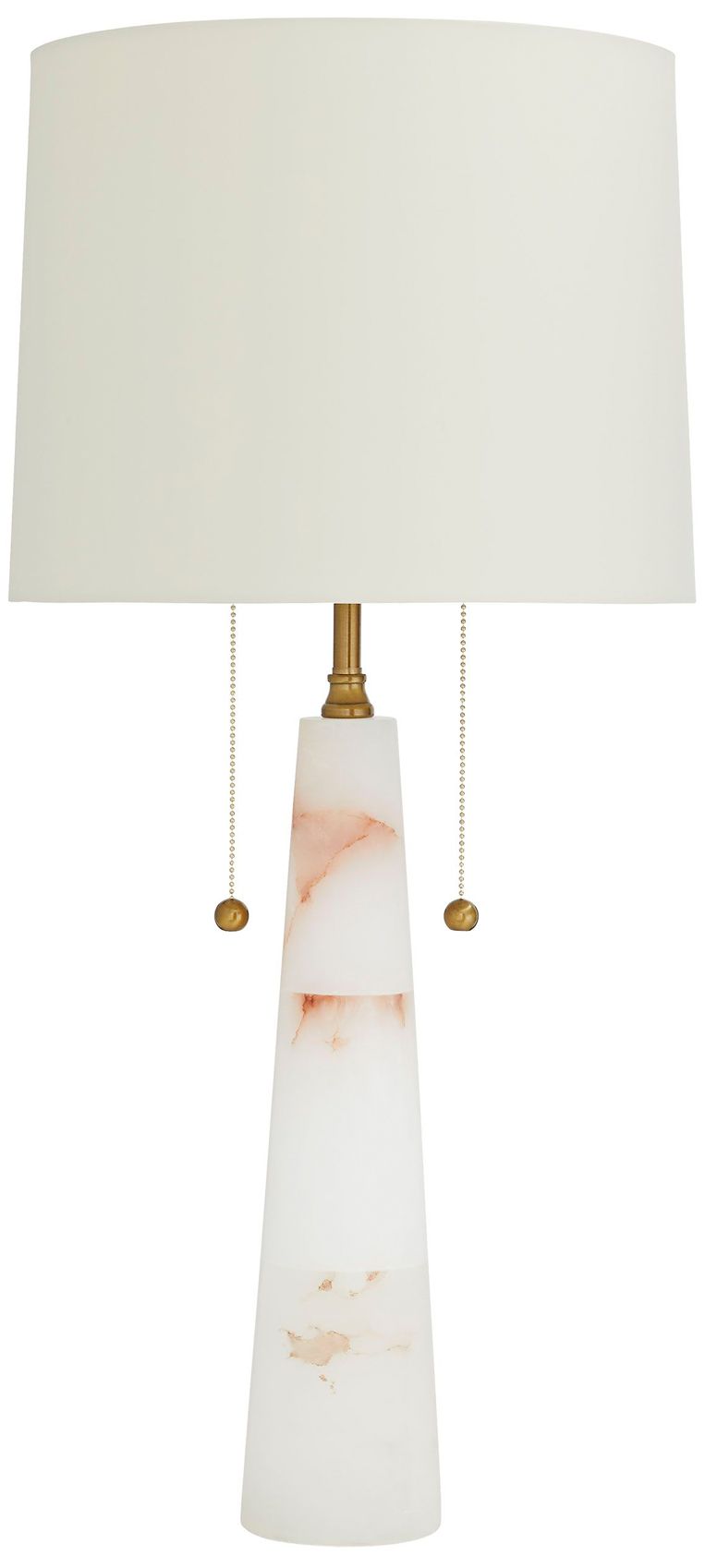 Arteirors Home Sidney Snow Marble and Brass Table Lamp