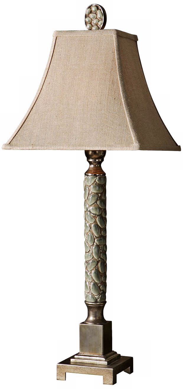 Uttermost Cabry Pebblesque Buffet Table Lamp