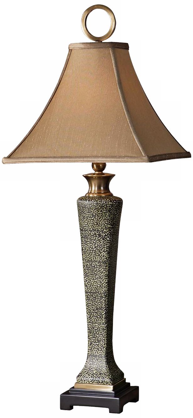 Uttermost Allerona Textured Porcelain Buffet Table Lamp