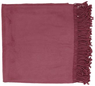 Surya Tian Tian Plum Throw Blanket R6607