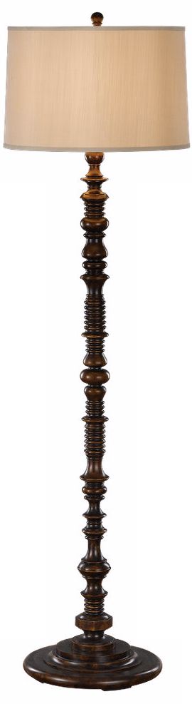 Murray Feiss Gannon Ebony Floor Lamp