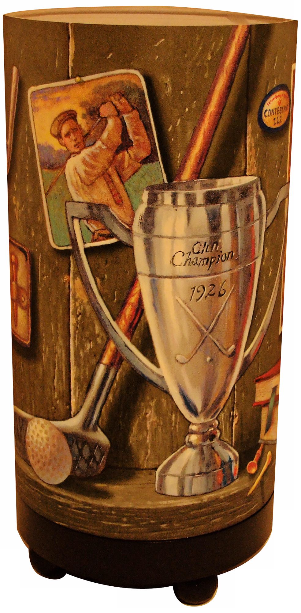Vintage Golf 11" High Accent Lamp