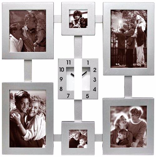 Family Moments 12 1/2" Square Wall Clock