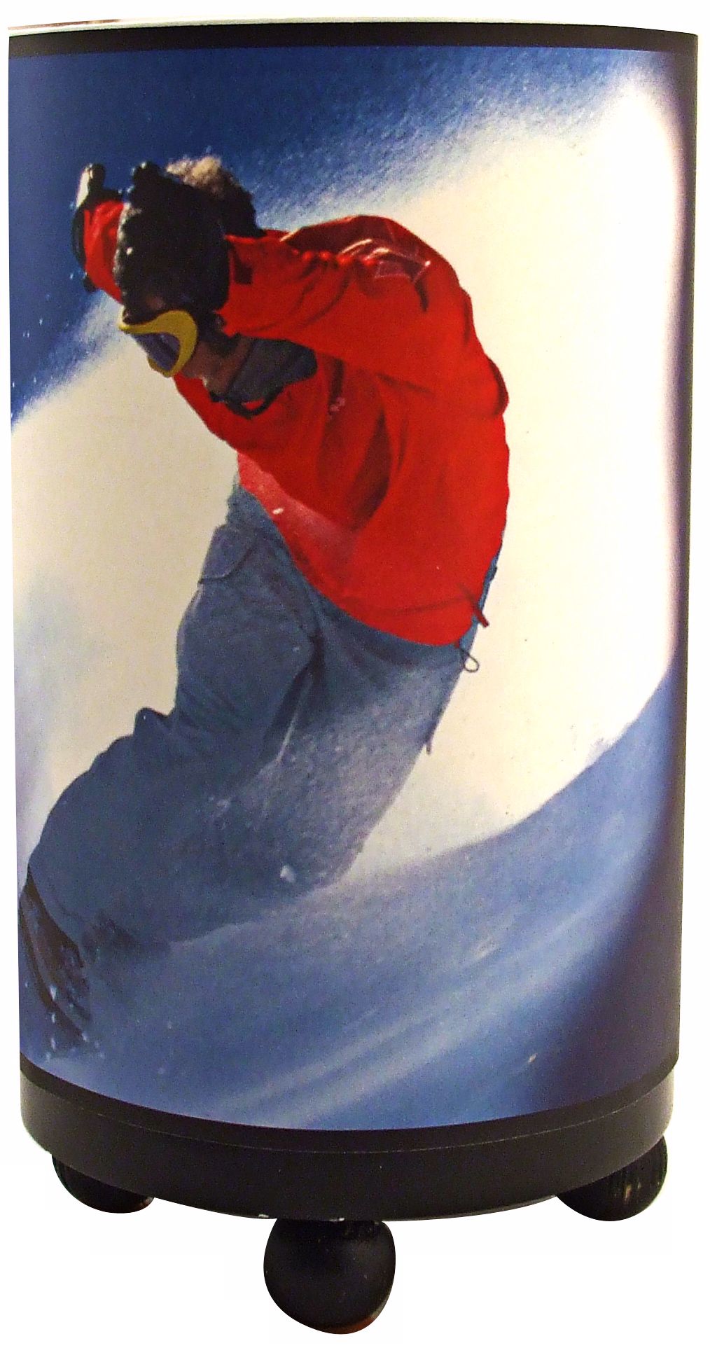 Snowboarding 11" High Accent Lamp