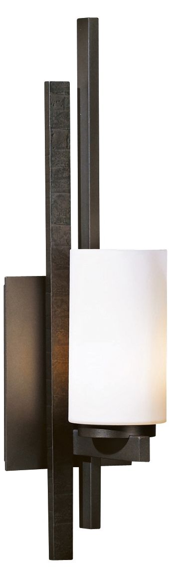 Hubbardton Forge Ondrian Opal Glass Left Wall Sconce