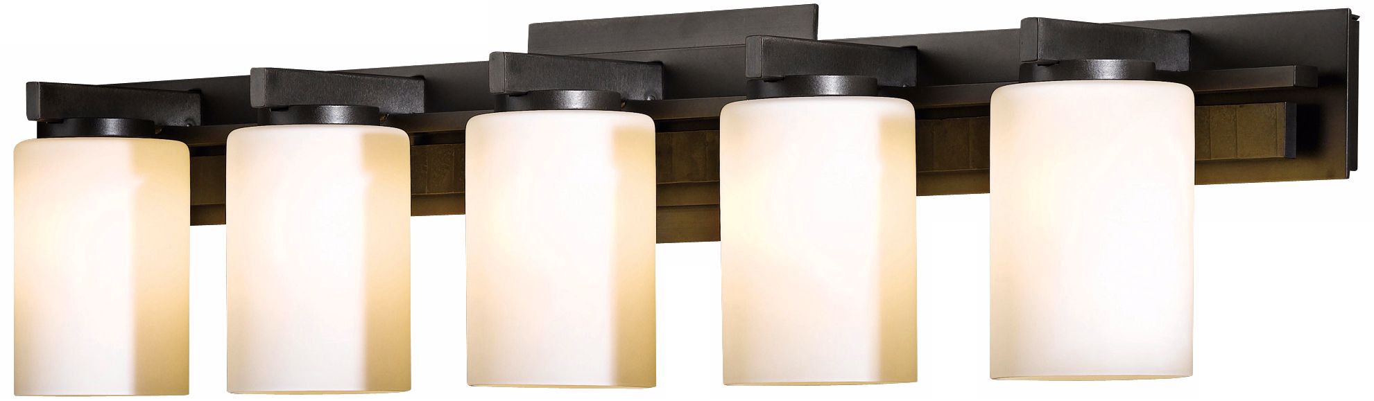 Hubbardton Forge Ondrian Opal 5-Light Bath Wall Sconce