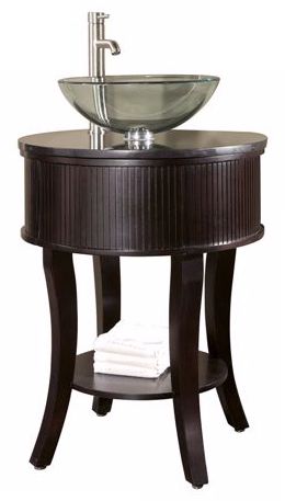Hemet 32" High Dark Walnut Vanity Cabinet