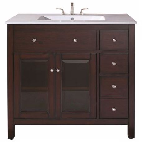 Lexington Light Espresso 37" Wide Sink Vanity