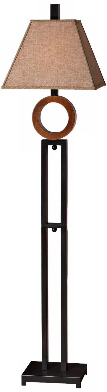 Uttermost Denton Light Cherry Floor Lamp