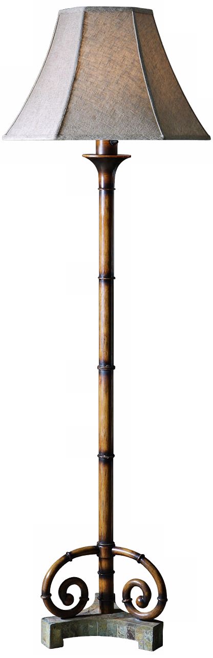 Uttermost Nepali Natural Bamboo Indoor-Outdoor Floor Lamp