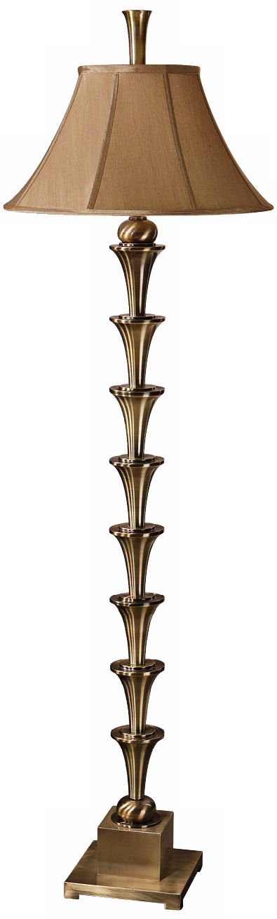 Uttermost Leoma Coffee Bronze Floor Lamp