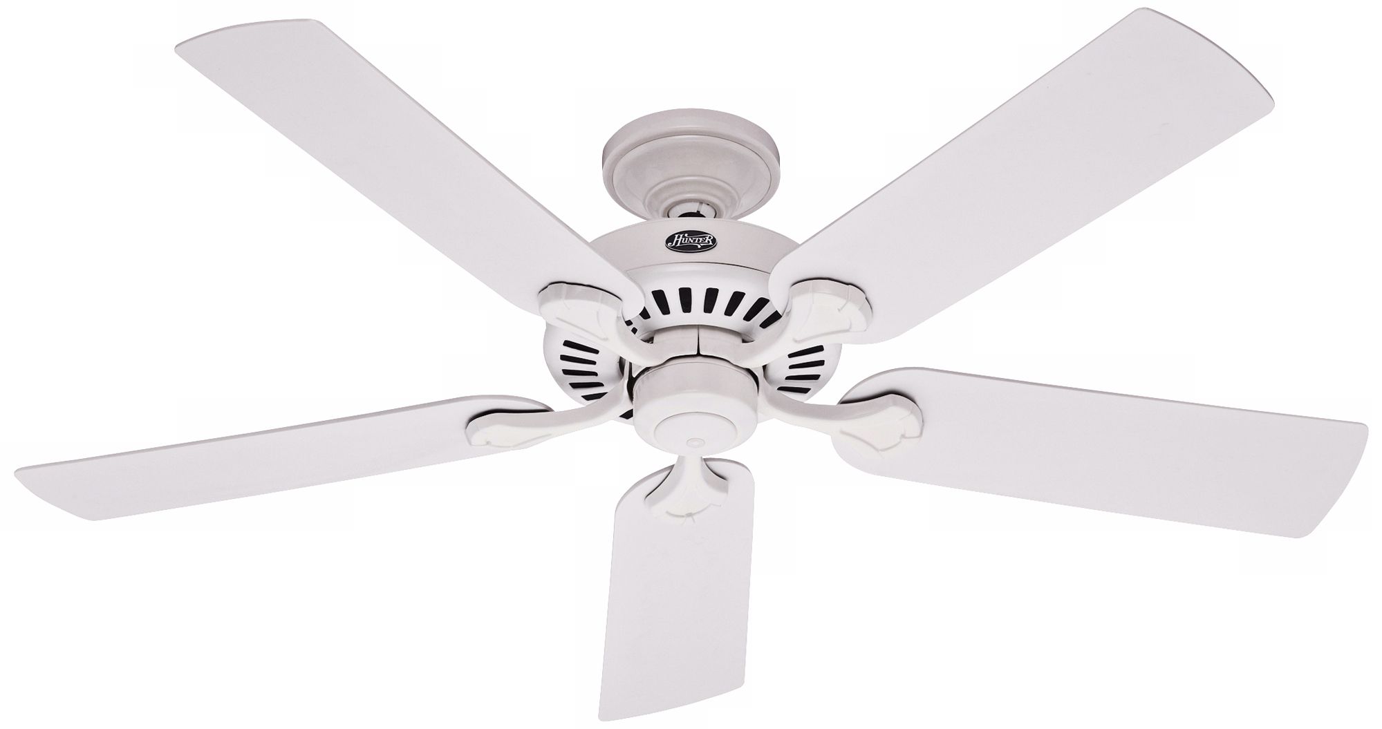 52" Hunter Five Minute Fan White Ceiling Fan
