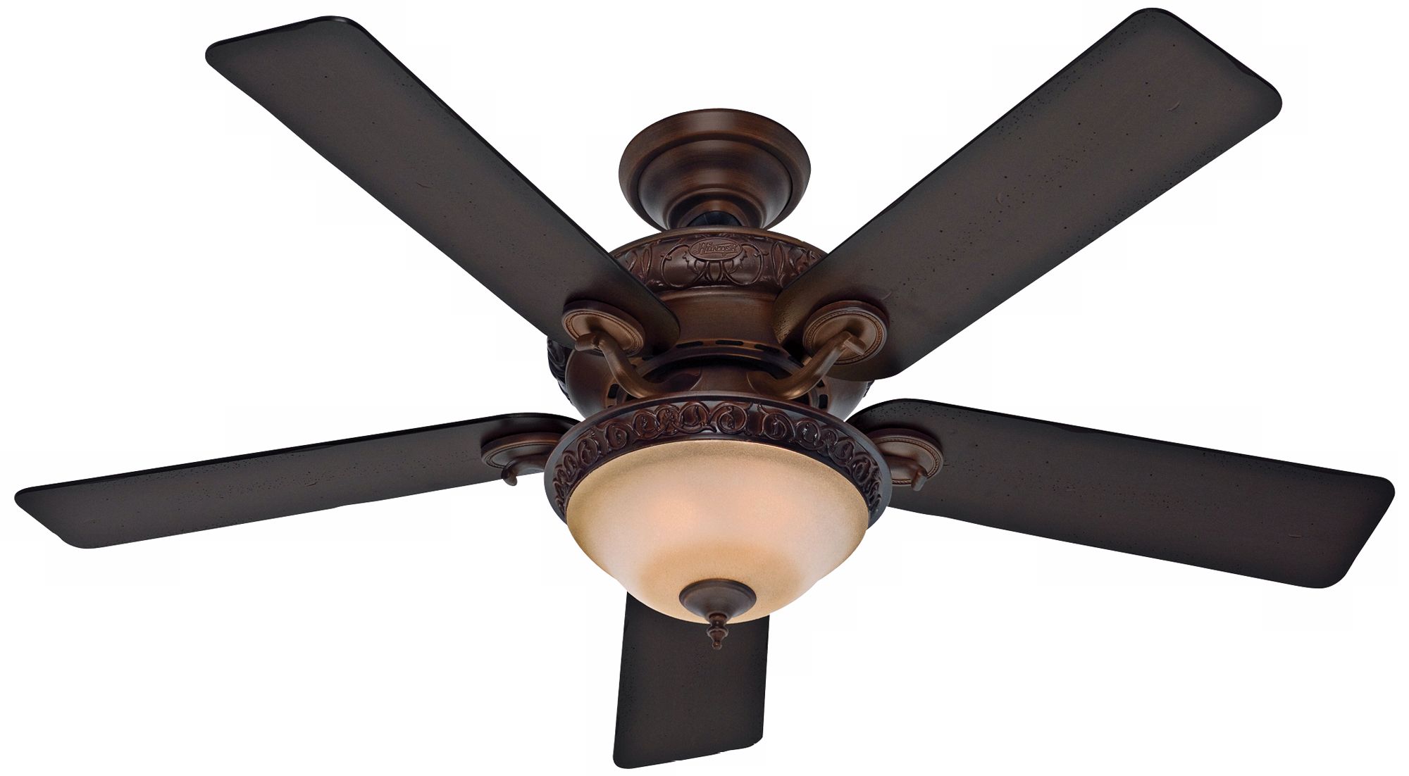 52" Hunter Vernazza Brushed Cocoa Ceiling Fan