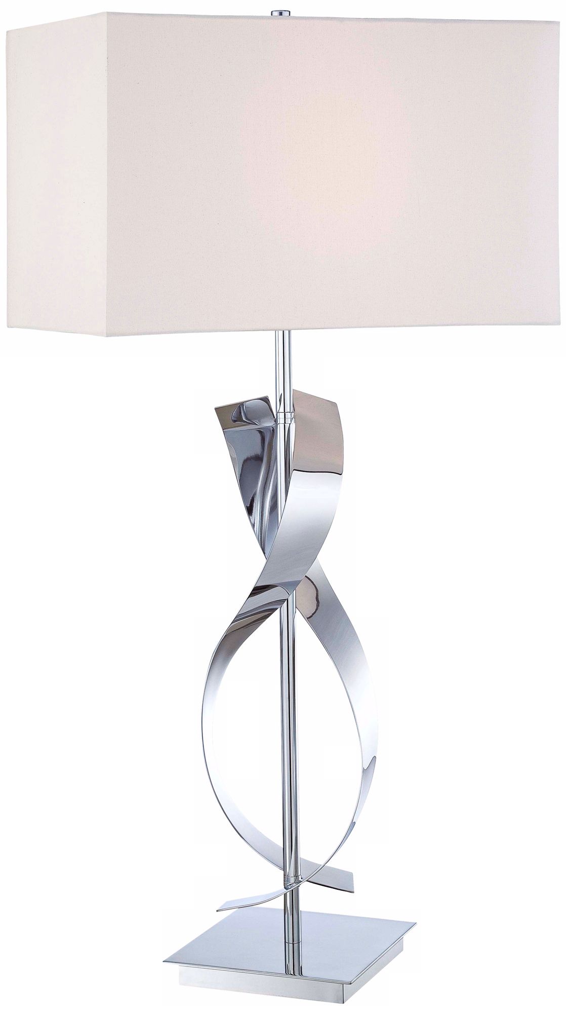 George Kovacs Polished Nickel Finish 25" High Table Lamp