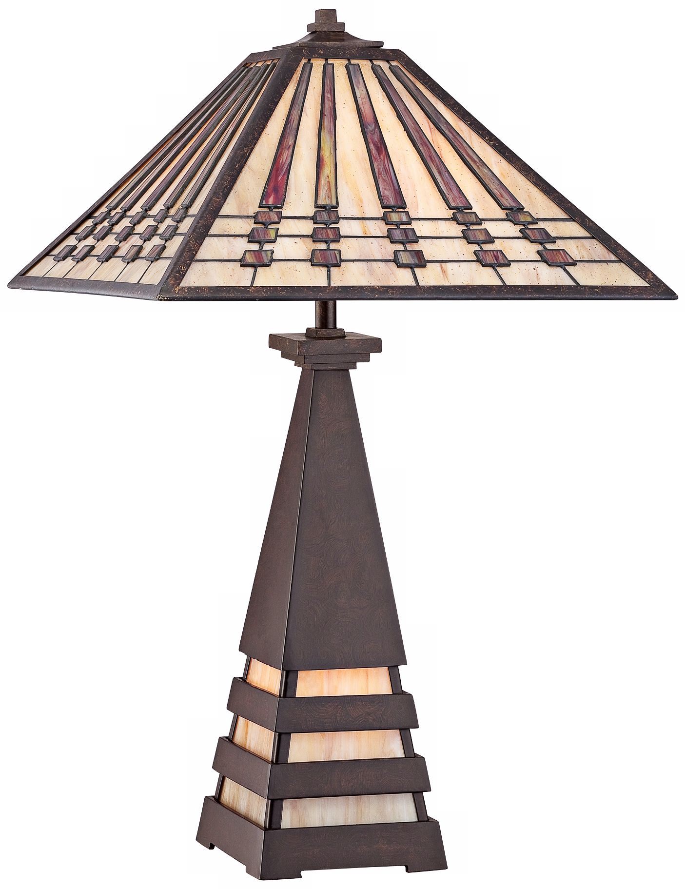 Quoizel Tiffany Style 24" High Table Lamp