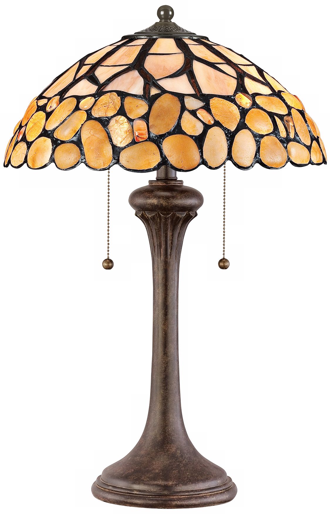 Quoizel Patton Tiffany Style 24" High Table Lamp