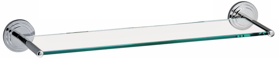 Gatco Marina Glass and Chrome Vanity Wall Shelf