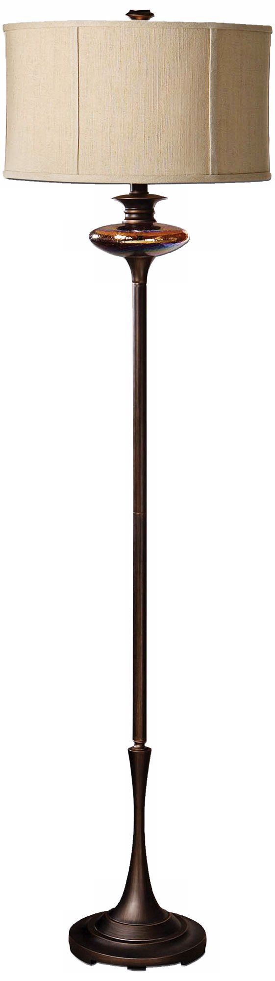 Uttermost Lahela Copper Bronze Floor Lamp