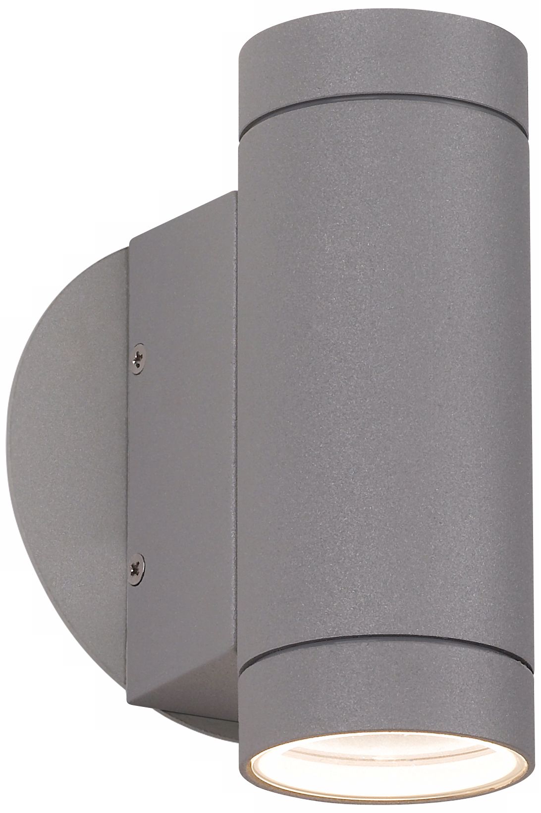 Matte Silver Up and Down Wall Light