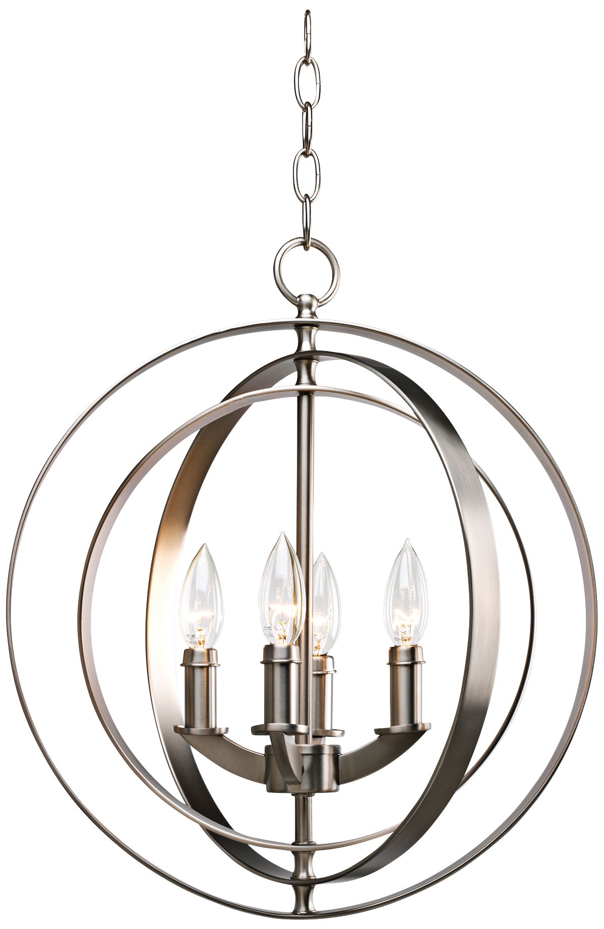 Equinox Collection Silver 16" Wide Pendant Light