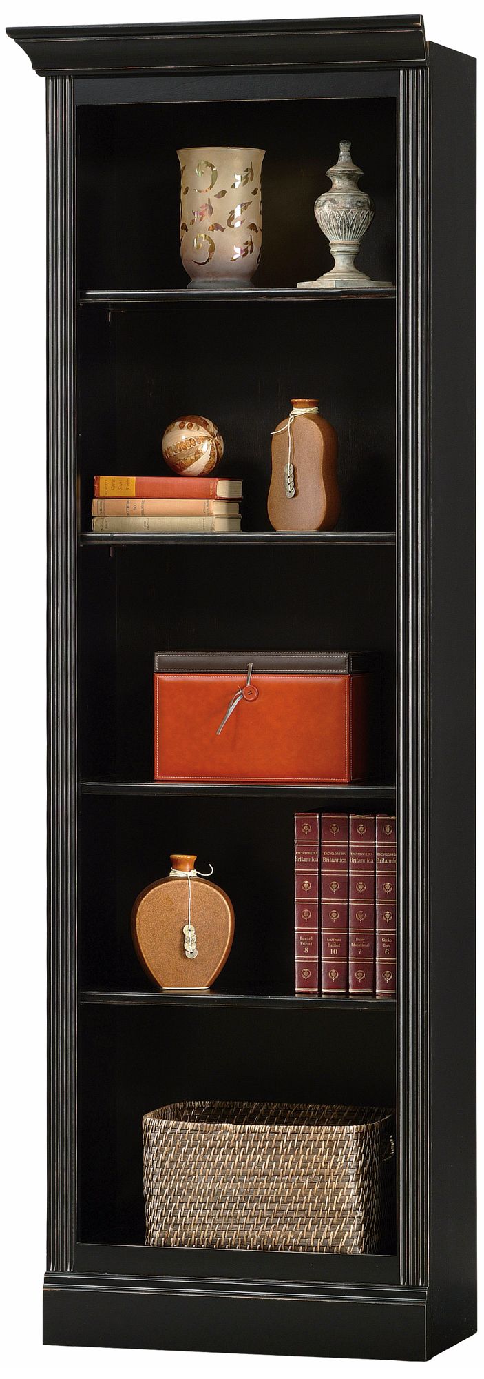 Ty Pennington Oxford Left Return Black Wall Storage Unit