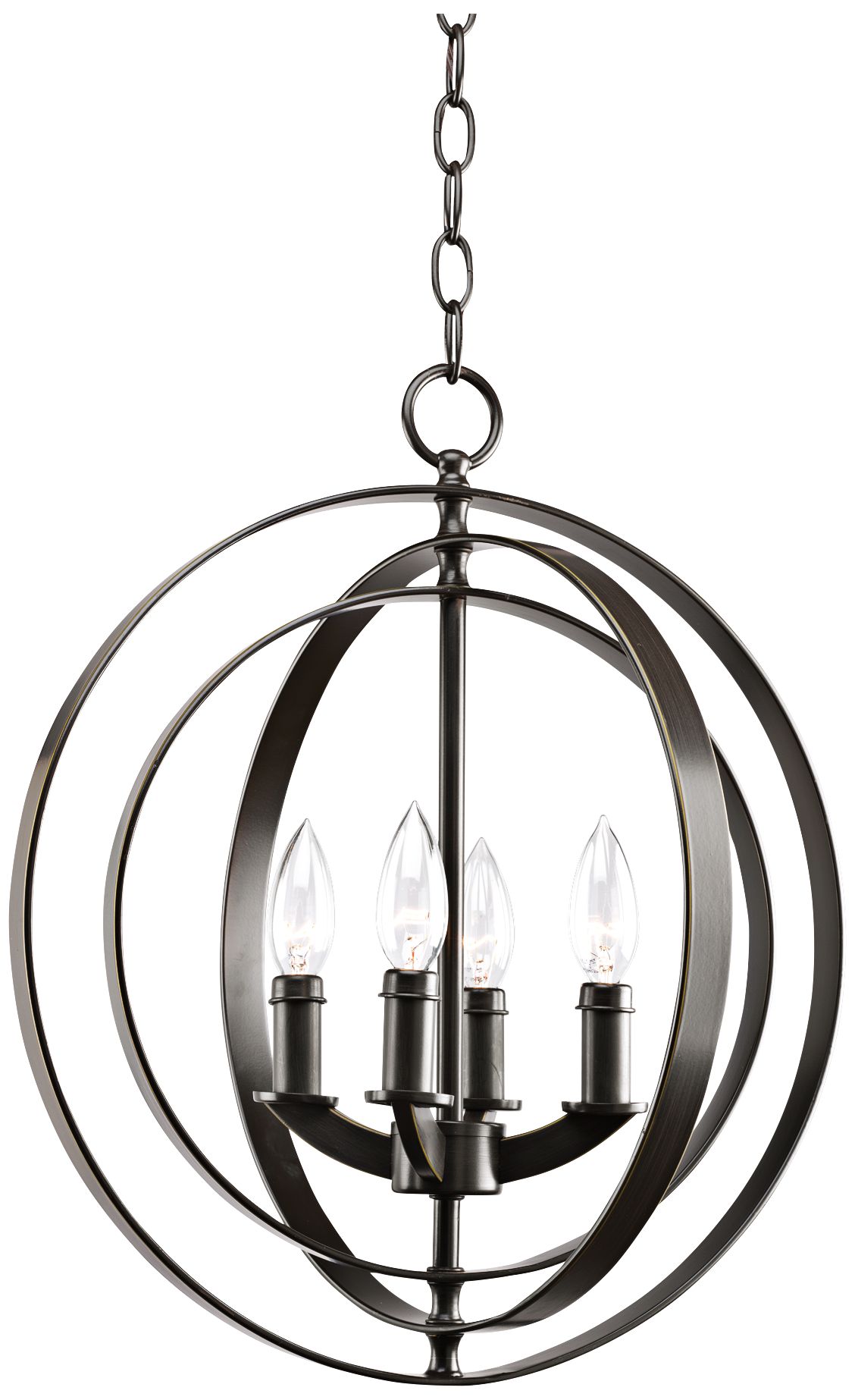 Equinox Collection Bronze 16" Wide Pendant Light