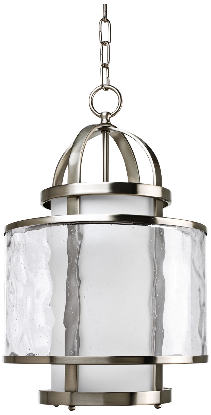 Bay Court Collection Nickel 11 3/4" Wide Pendant Light