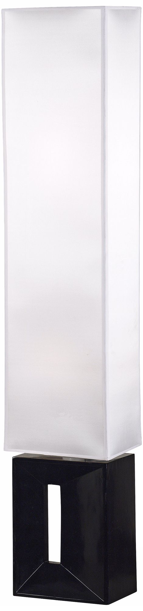 Kenroy Niche Black Finish Floor Lamp