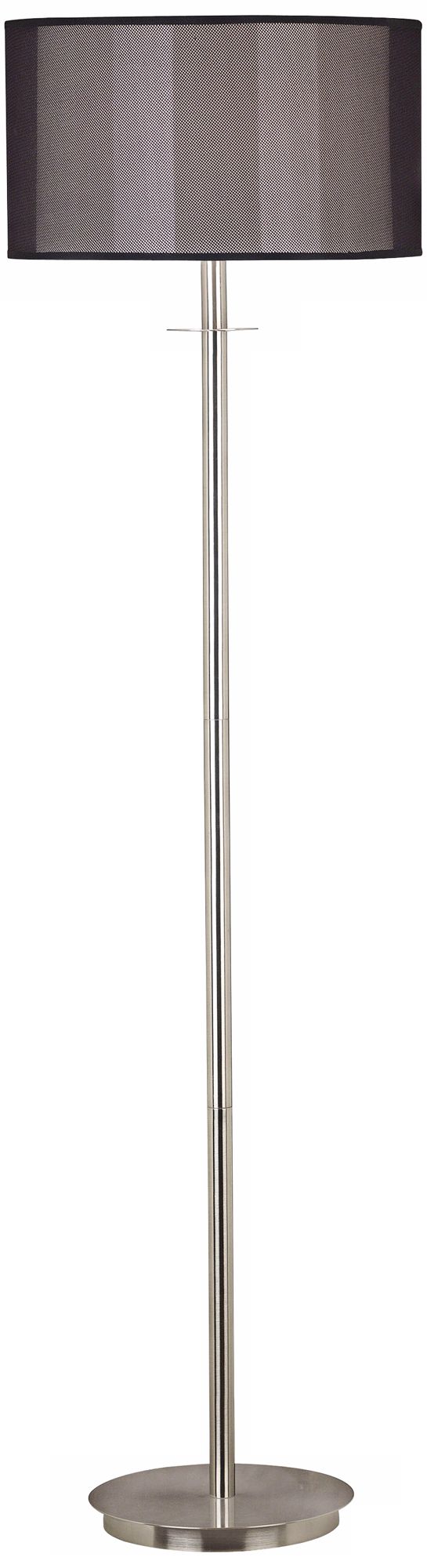 Kenroy Home Marlowe Brushed Steel Floor Lamp