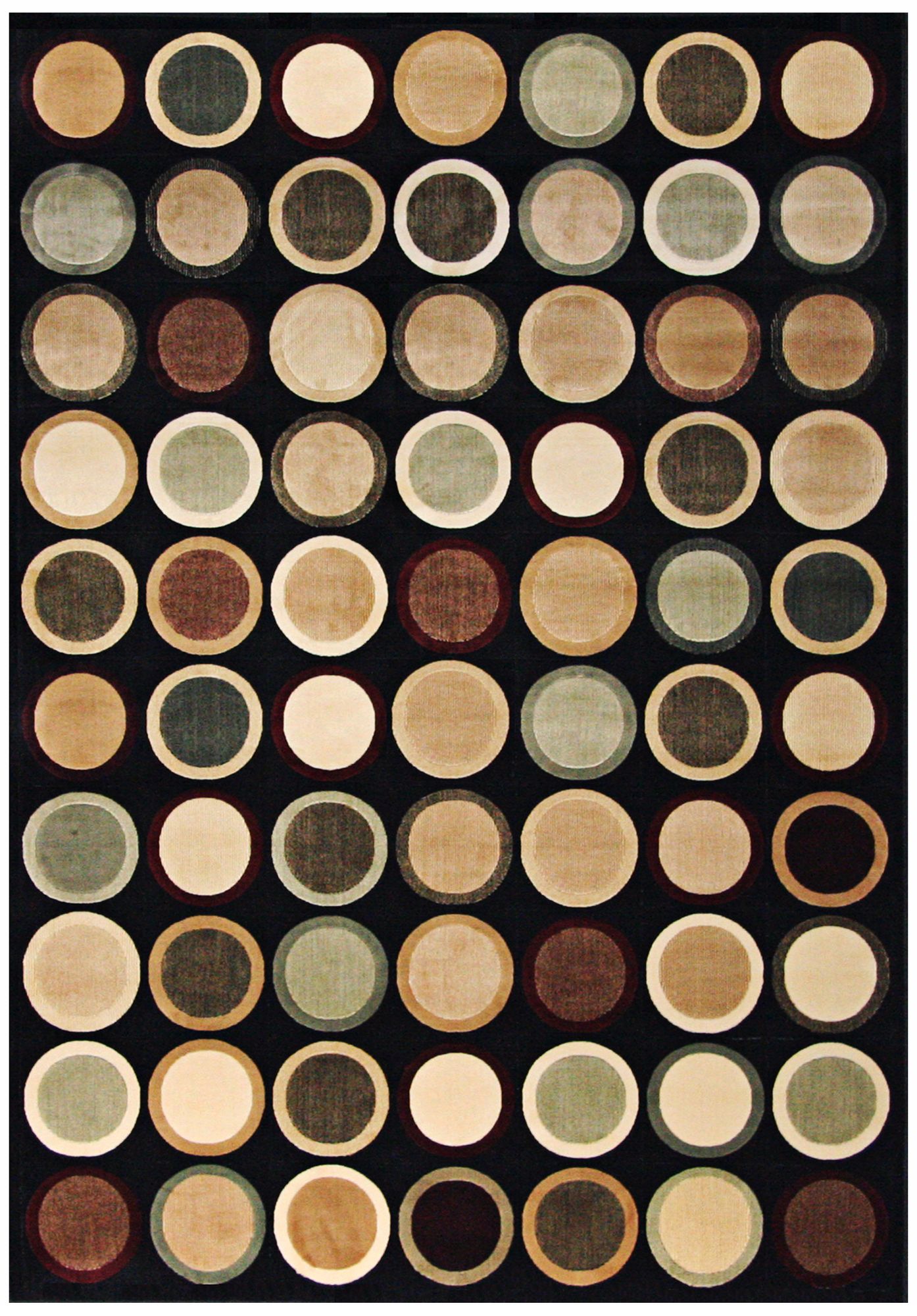 Penngrove Collection Chloe Black Area Rug
