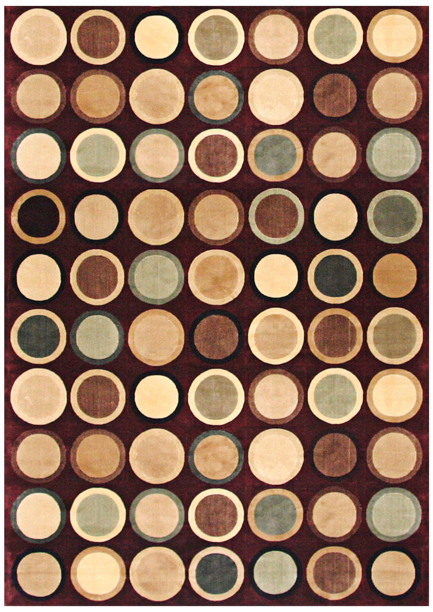 Penngrove Collection Chloe Wine Area Rug