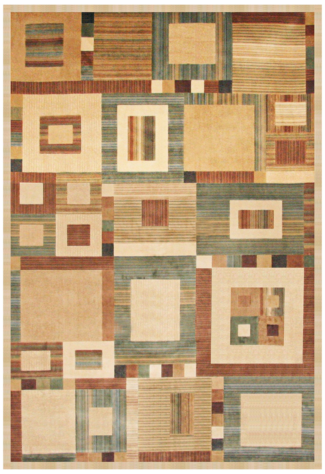 Penngrove Collection Grady Rust Area Rug