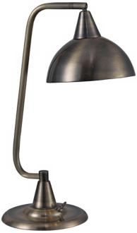 Kenroy Hanger Antique Brass Finish Desk Lamp R8204