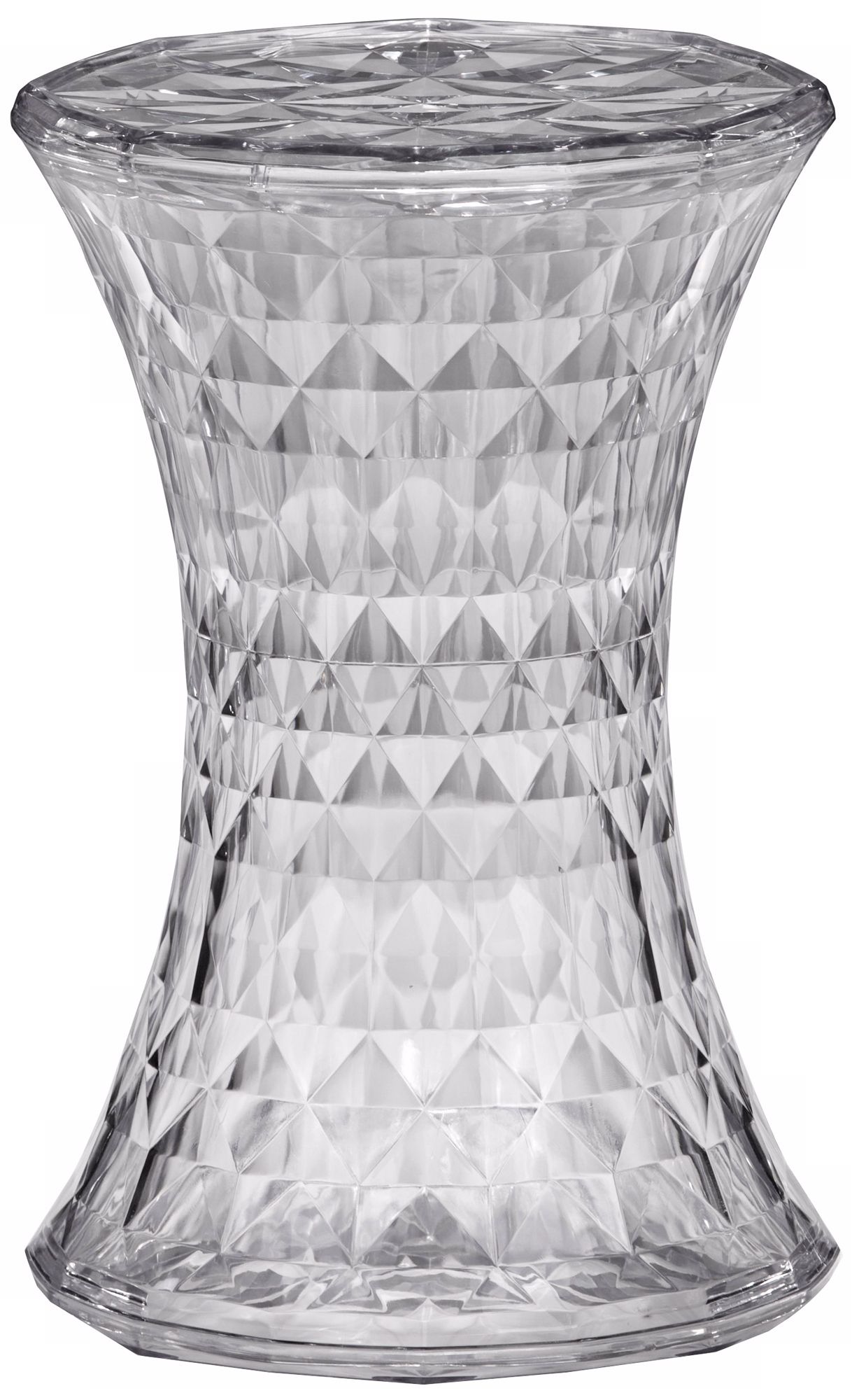 Zuo Prisma Clear Outdoor Patio Stool