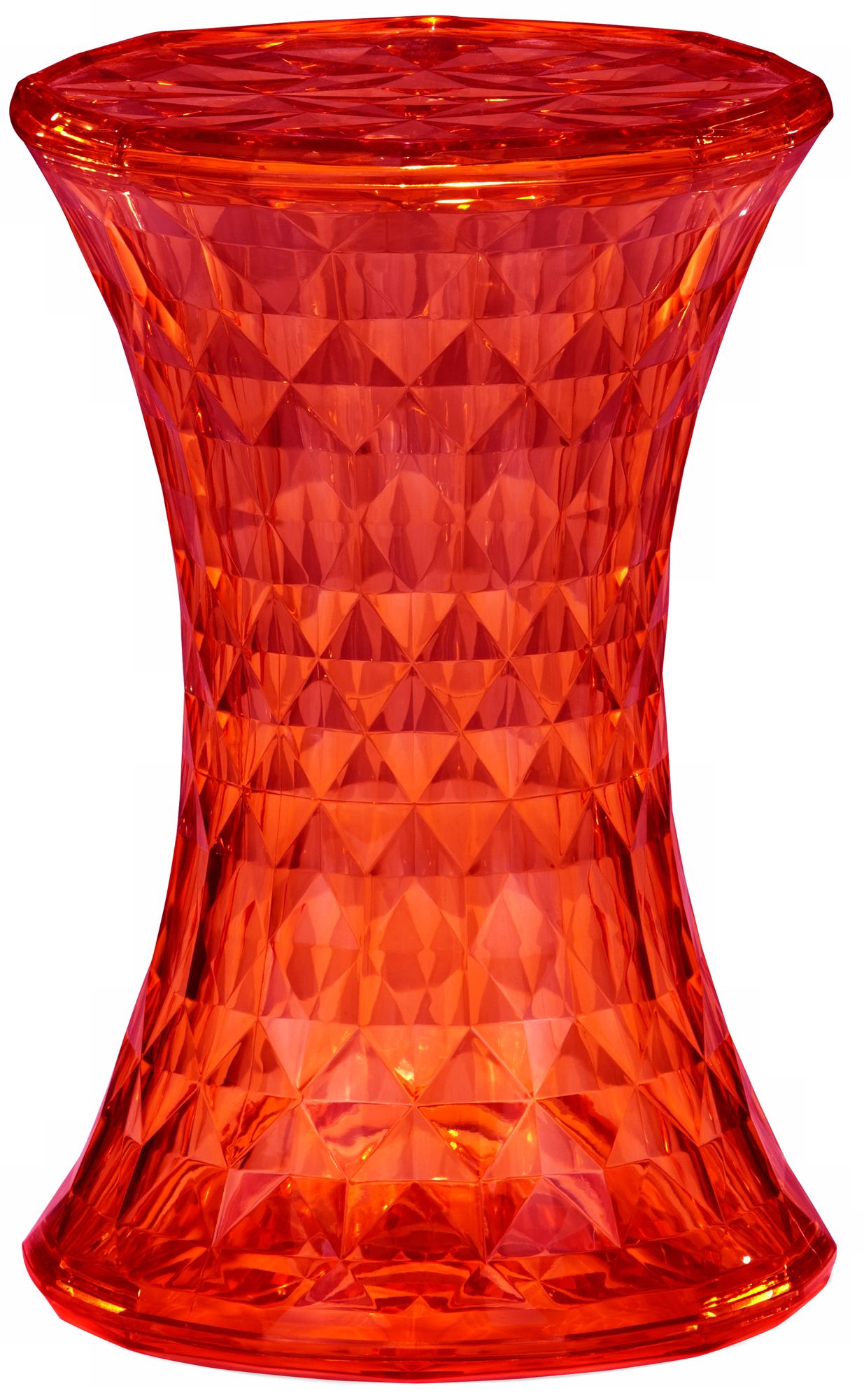 Zuo Prisma Red Outdoor Patio Stool