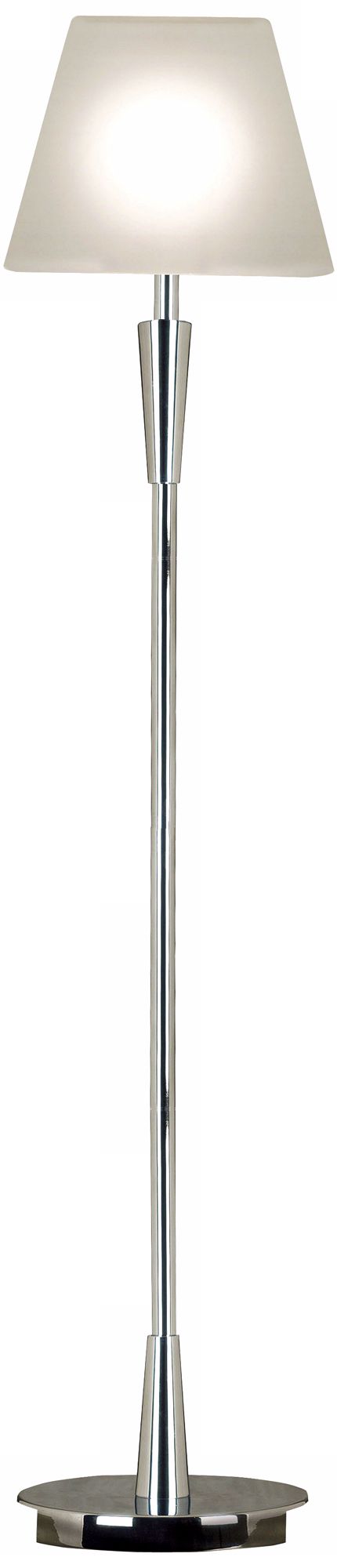 Kenroy Blast Chrome Finish Floor Lamp