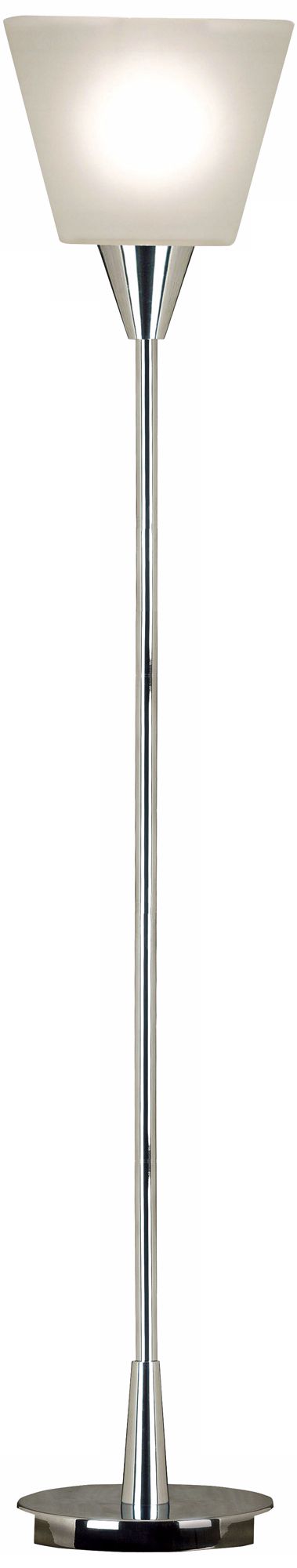 Kenroy Blast Chrome Finish Torchiere