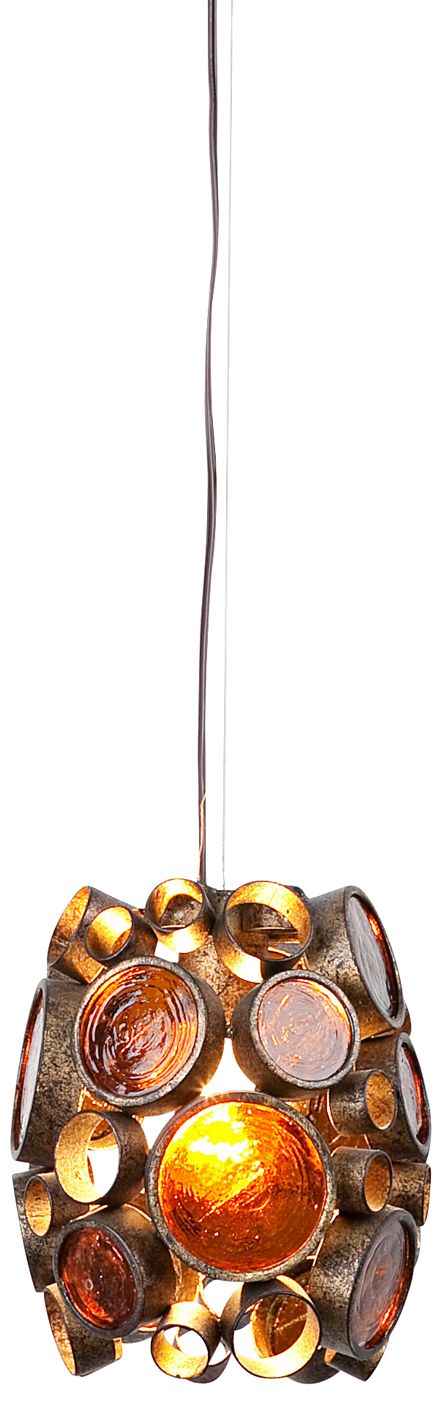 Varaluz Fascination Kolorado Reclaimed Glass Mini Pendant