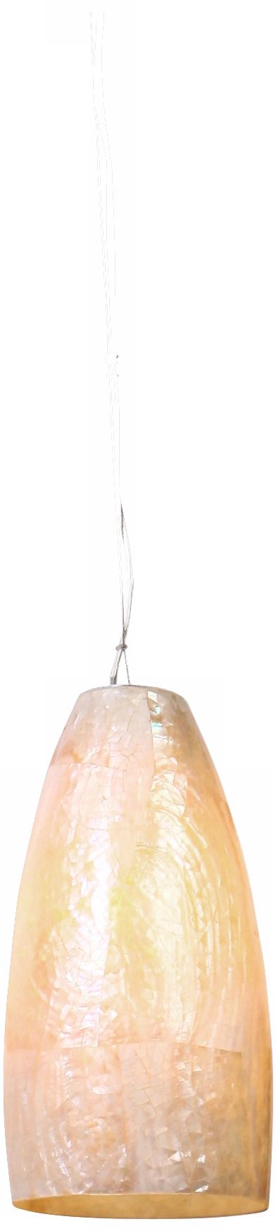 Varaluz Natural Kabebe Shell Big Mini Pendant Light