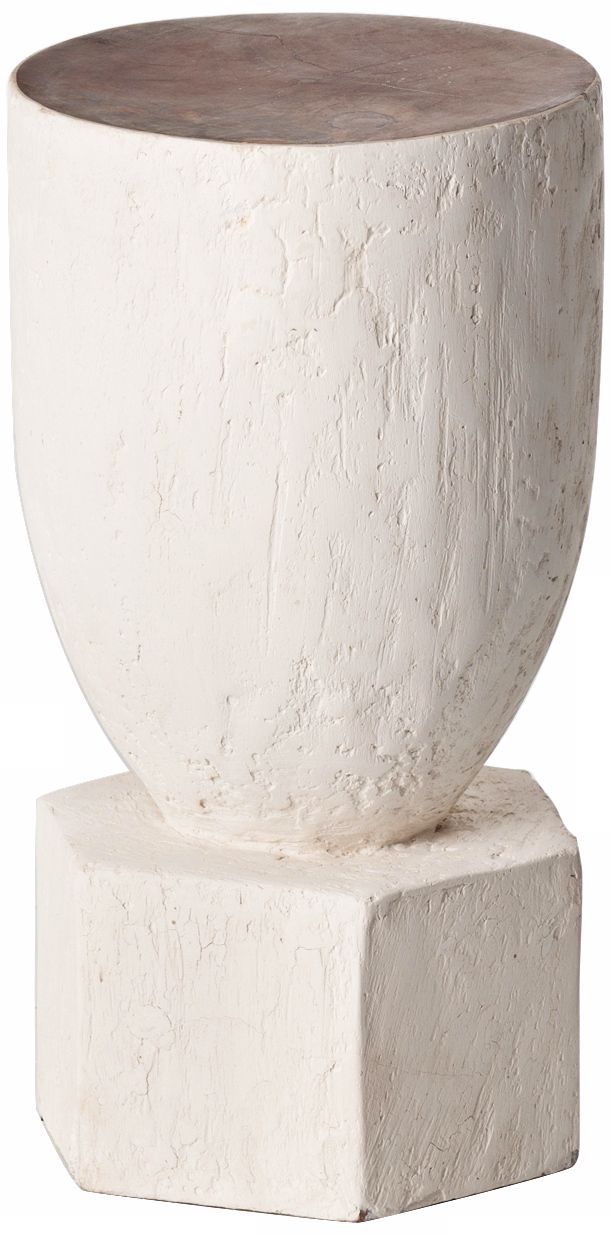 Arteriors Home Lakefield Gessoed Wood Accent Table R8537