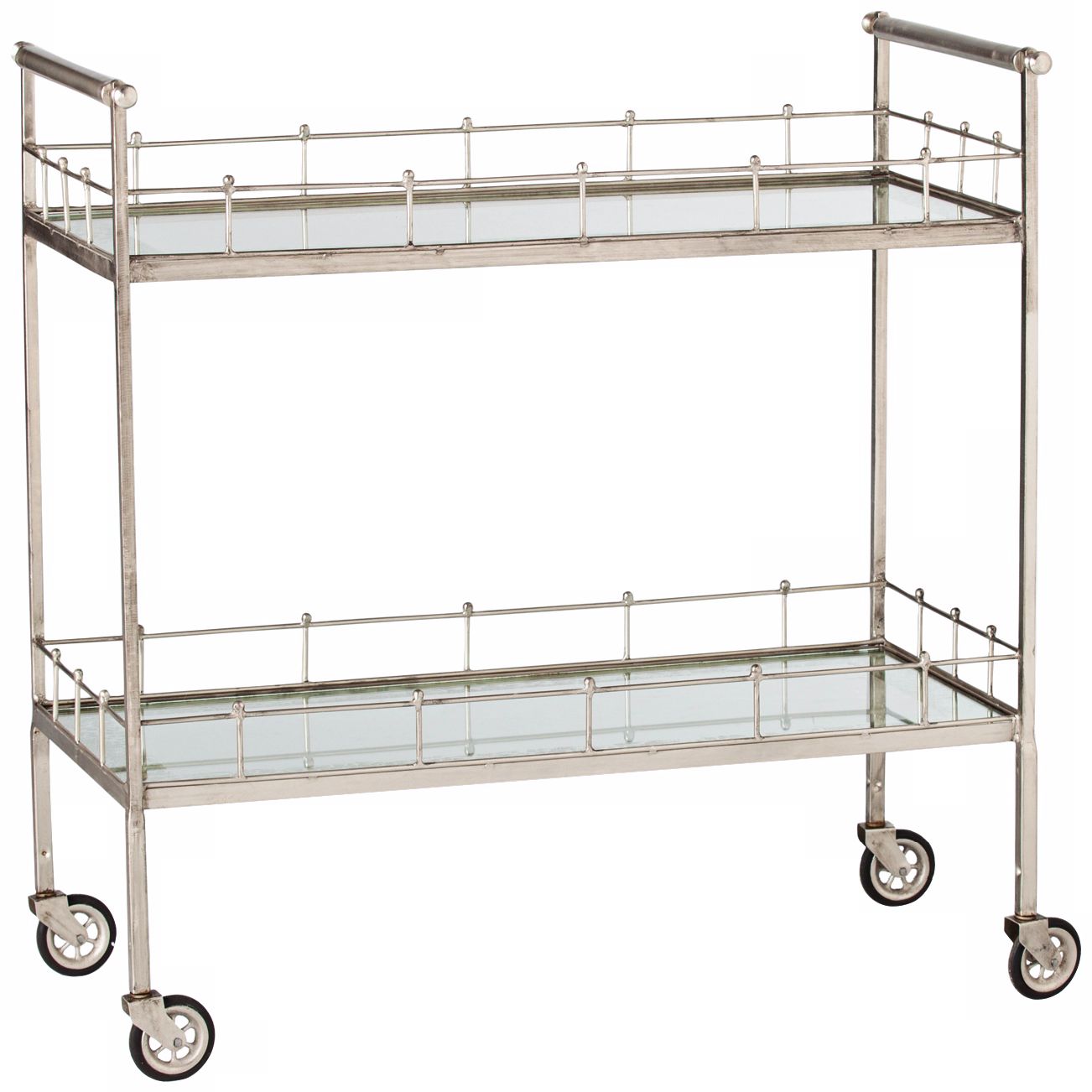 Arteriors Home Lisbon Vintage Silver and GlassTable